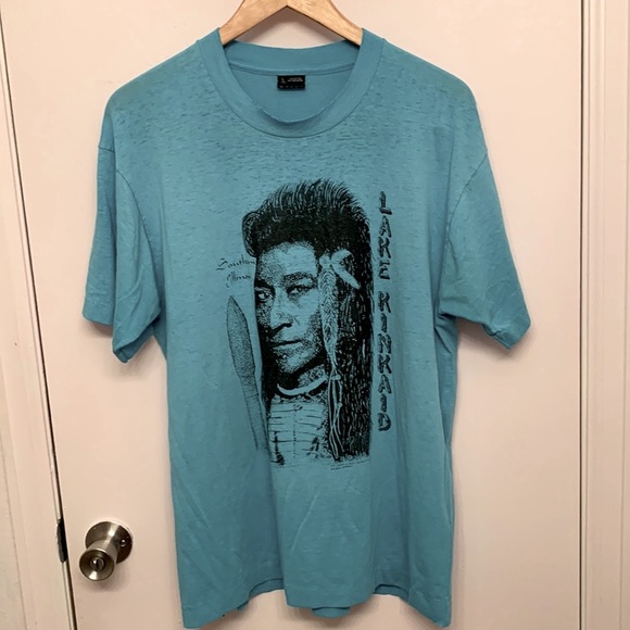 !!Vintage 80’s distressed T shirt sz-L!! - Picture 1 of 7